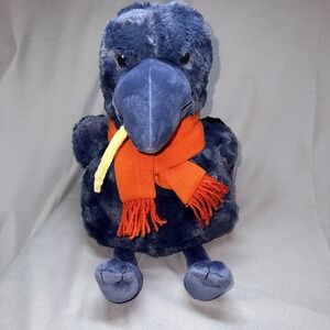 Gigglescape Crow Blue with Scarf Stuffed Animal Fall Plush 11.5 Inch NWT